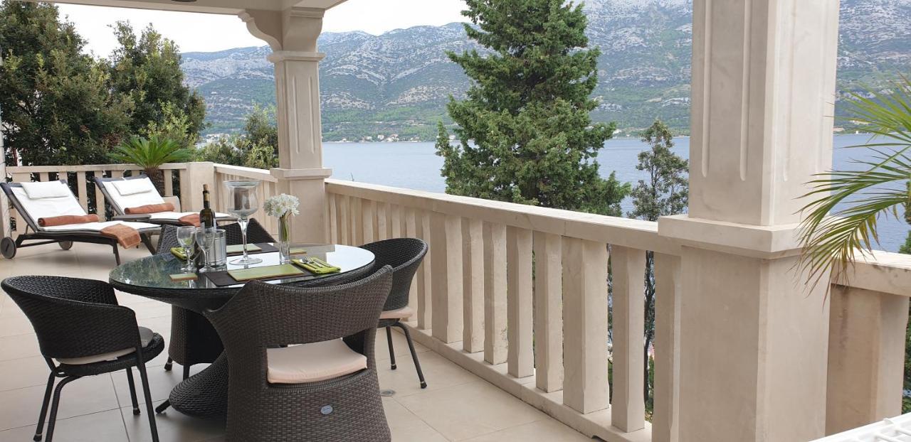 Villa Jade Apartments Front Row Sea View - Walk To Korcula Old Town Medvinjak Ngoại thất bức ảnh