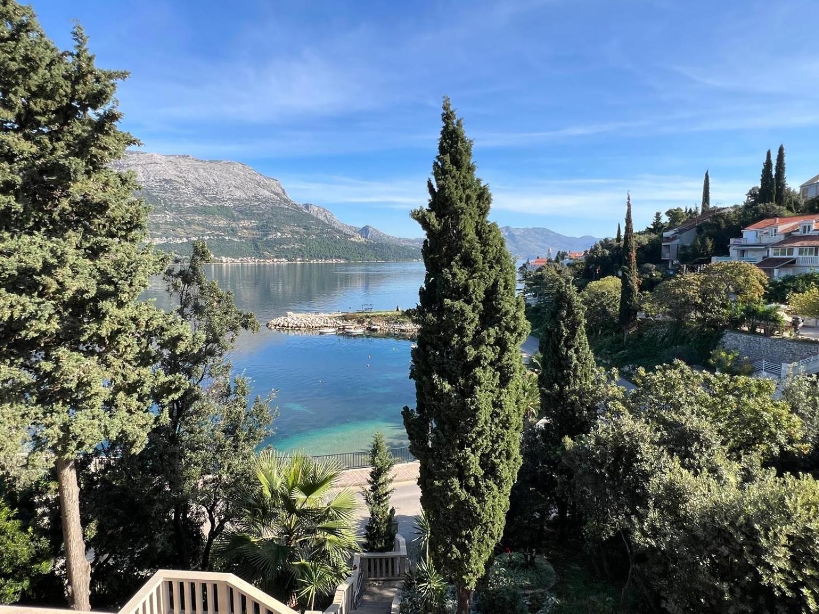 Villa Jade Apartments Front Row Sea View - Walk To Korcula Old Town Medvinjak Ngoại thất bức ảnh
