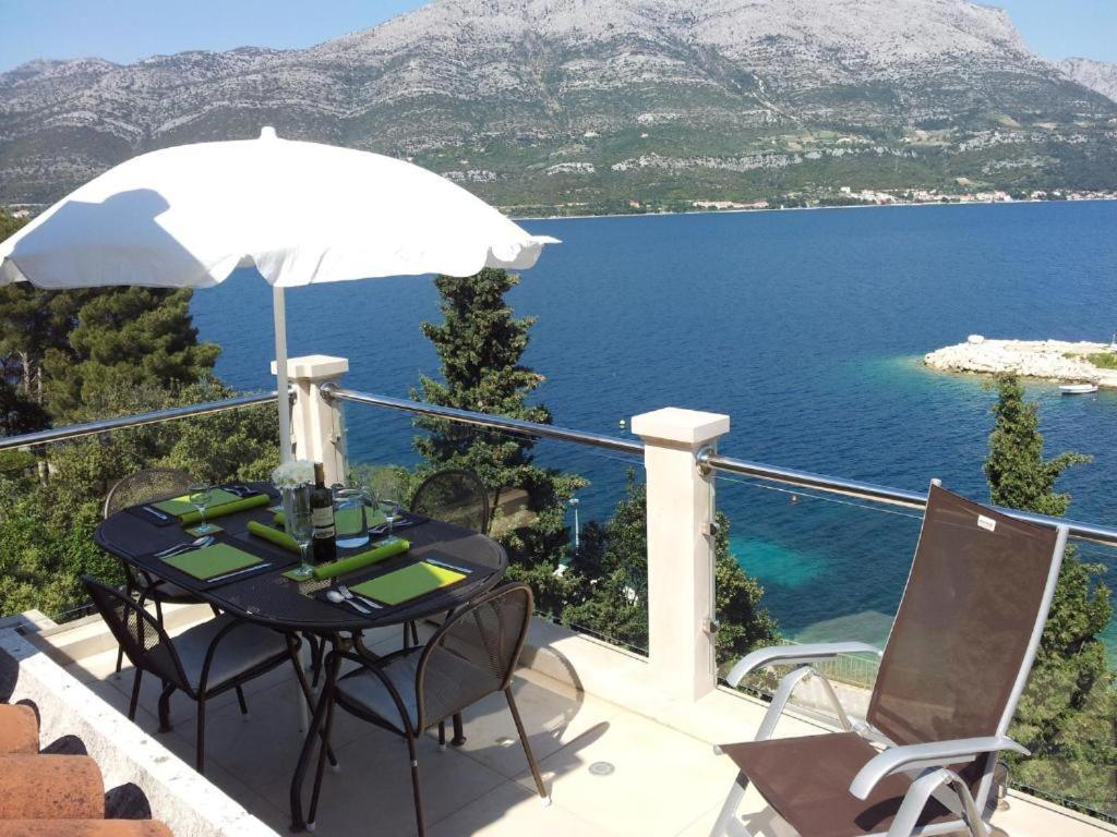 Villa Jade Apartments Front Row Sea View - Walk To Korcula Old Town Medvinjak Ngoại thất bức ảnh